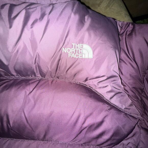 North Face Womens Medium Purple Vintage 96 Retro Nuptse Puffer Jacket Down Coat - Picture 10 of 12